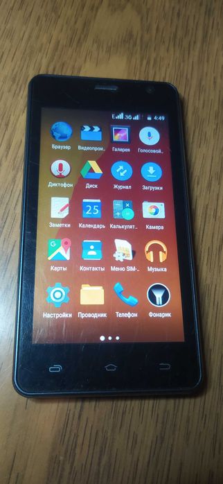 Телефон номи nomi i4510 2 сим android 6 БЕЗ АККУМУЛЯТОРА