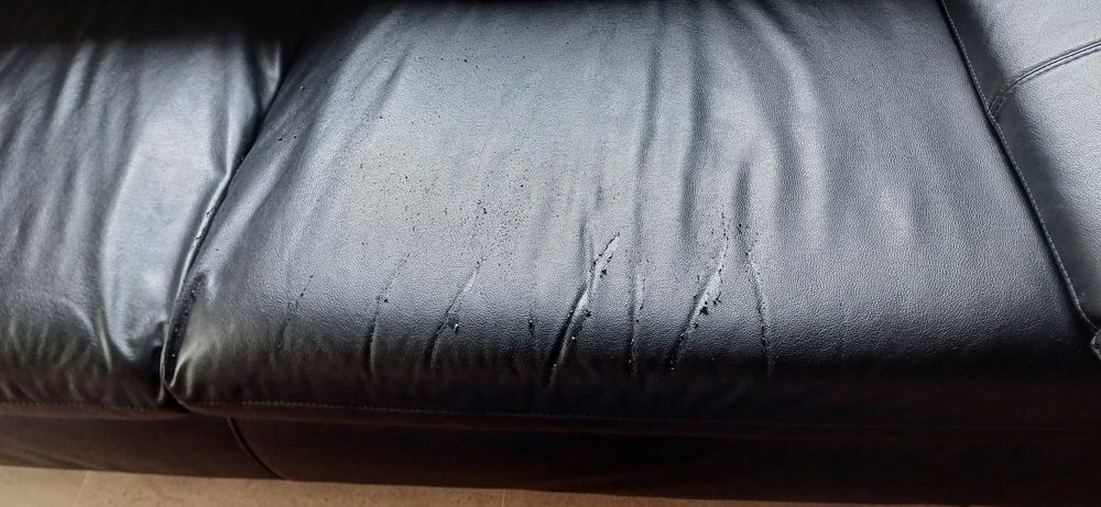 Sofa Ikea imitação pele