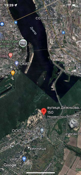 Продам ділянку 1 Га власним берегом