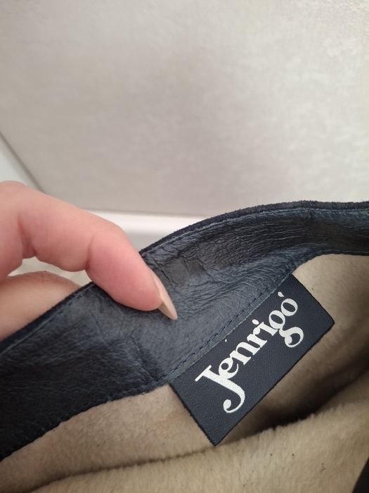 Jenrigo ботфорти темно-сині