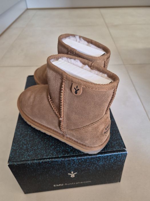 Bity dziecięce śniegowce emu wallaby mini chestnut 29 30