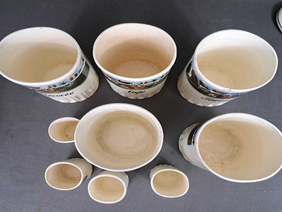 Pojemniki kuchenne ceramiczne, zestaw
