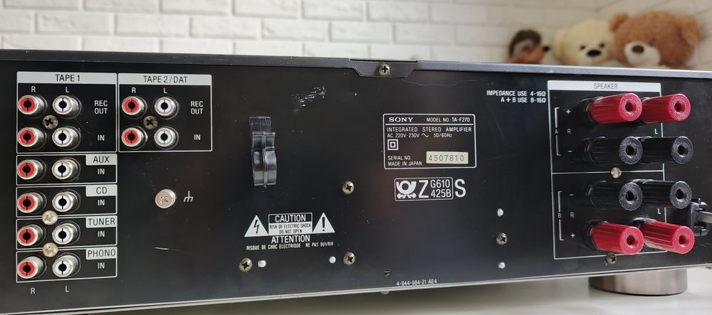 SONY TA-F270 wzmacniacz stereo – klasyka audio.