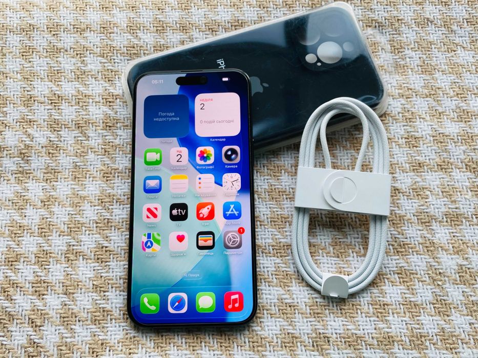 IPHONE 15 PRO MAX 512Gb Відм.стан Black Titanium NEVERLOCK ( 04980)