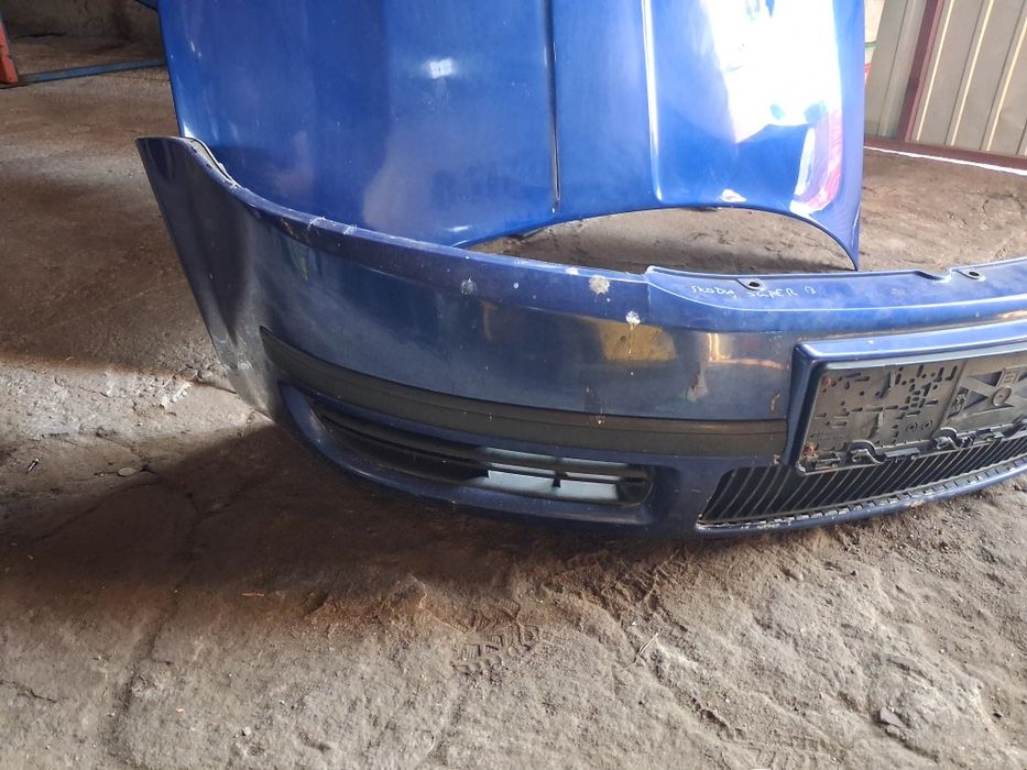 Maska lampy zderzak skoda superb 1