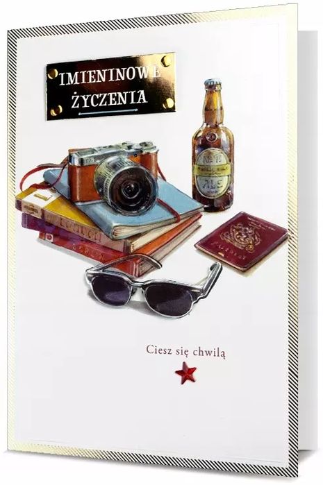 Kartka Na Imieniny Męskie Hm200-1600. Pan Dragon