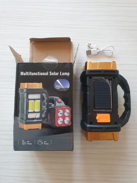 Latarka solarna NOWA