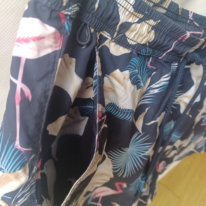 Spodenki szorty plywackie do pływania basen morze flaming