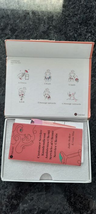 Zestaw do masażu Gua Sha - kamień, roller
