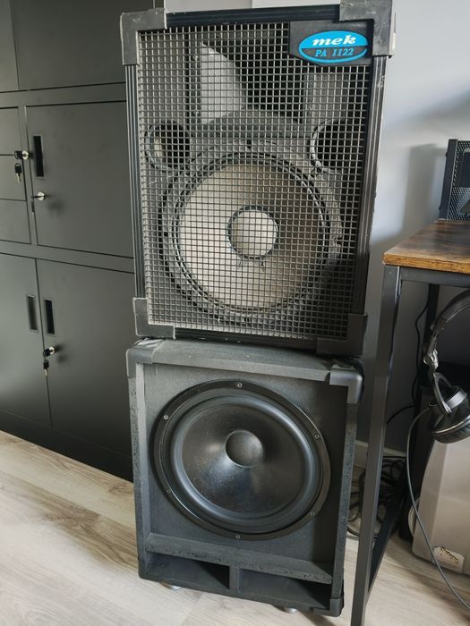 Kolumny estradowe MEK PA 1122 (Fostex) + Basy 12  pasywne STX