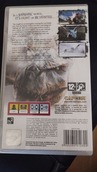 Monster Hunter freedom 2 angielski PSP