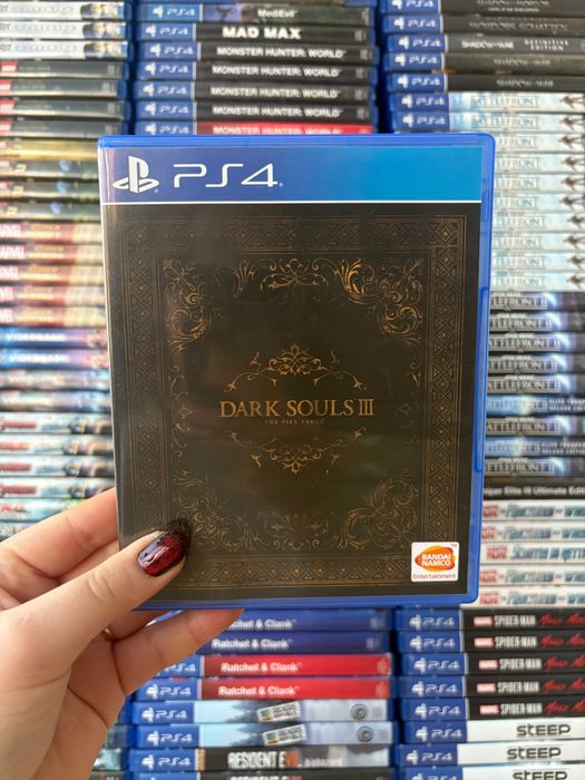 Гра Dark Souls 3 на ps4, диск з грою на пс 4, ліцензія