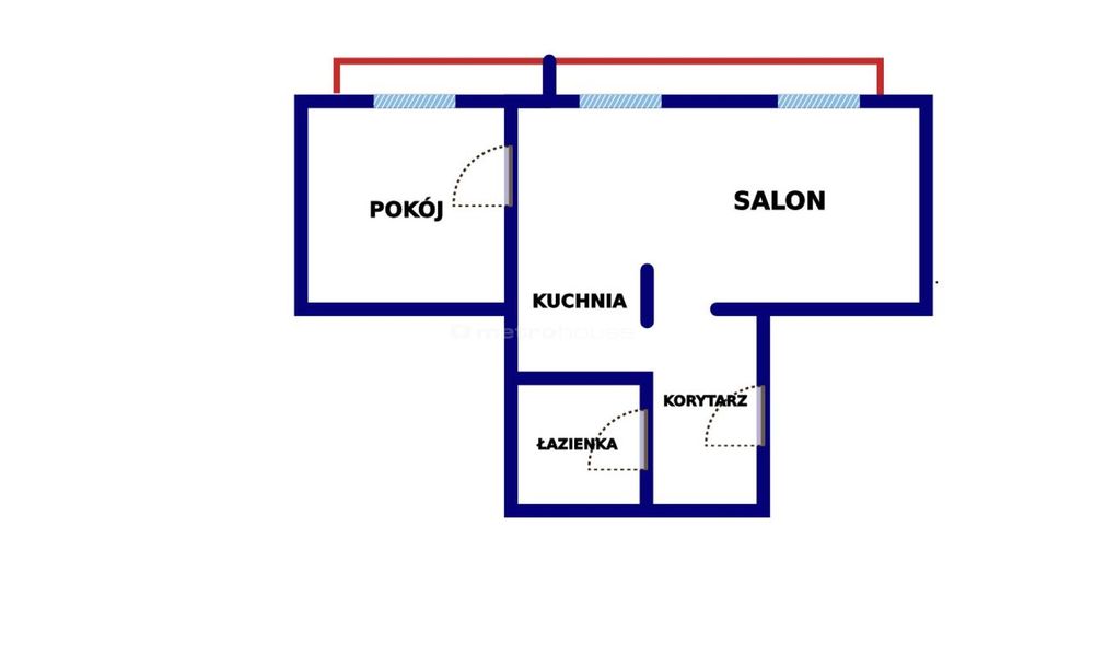 49 m²,  9. piętro  2 balkony