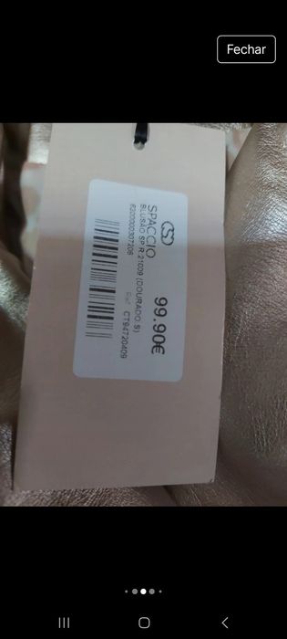 Blusão dourado Spaccio By Cristina Ferreira