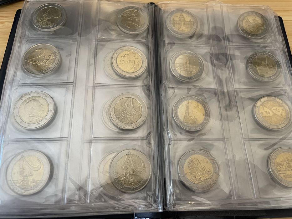 Coleçao Moedas 2 Euros comemorativas - numismática