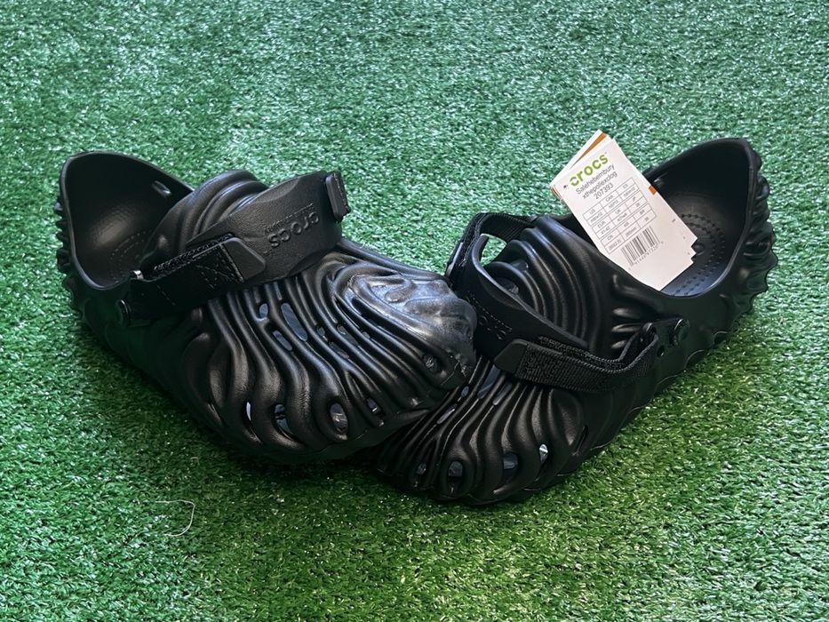 Crocs Черные Pollex Clog тапки крокс
