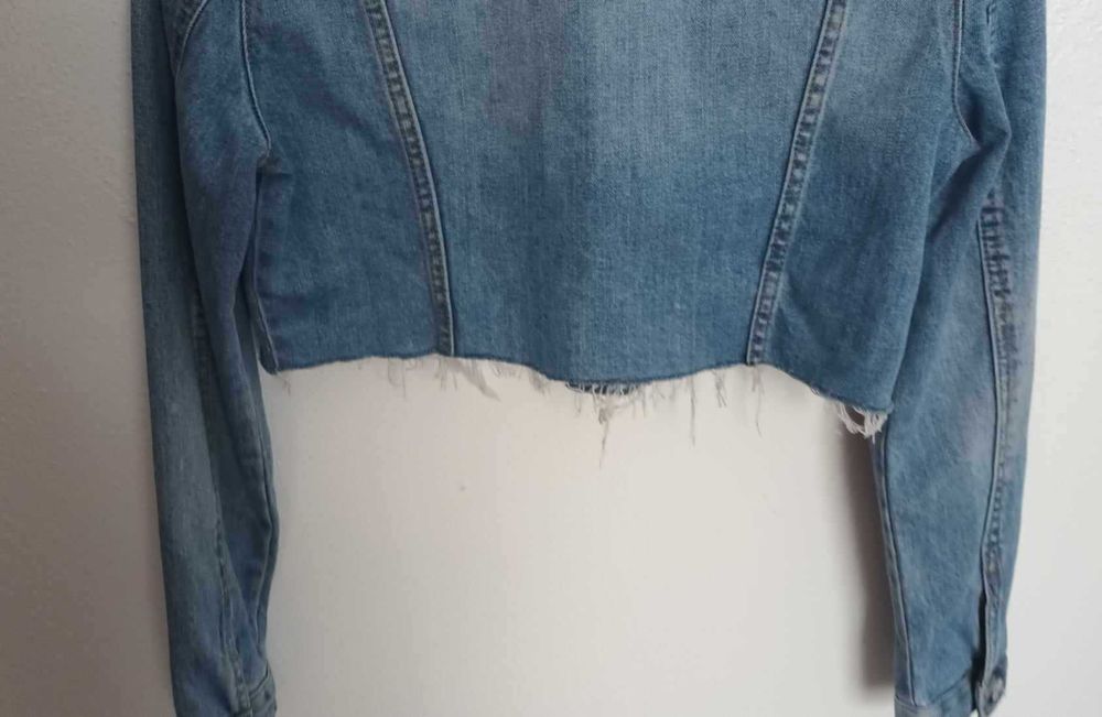 Blusão de ganga azul - Zara