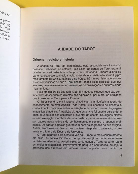 Livro "Tarot - o que dizem as cartas?"