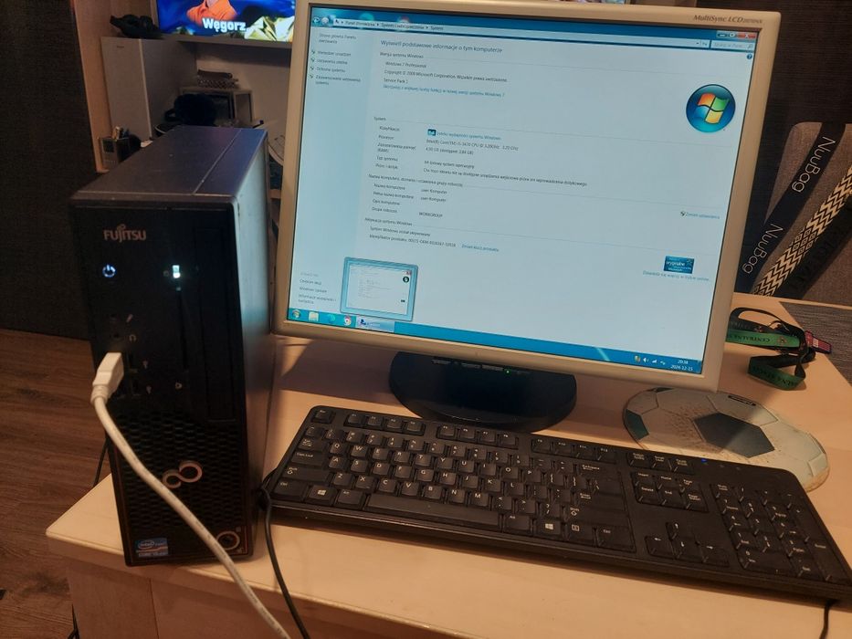 Zestaw komputerowy. Sprawny.