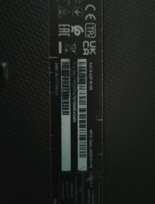 Portátil ACER Aspire GO 15 (AVARIADO)