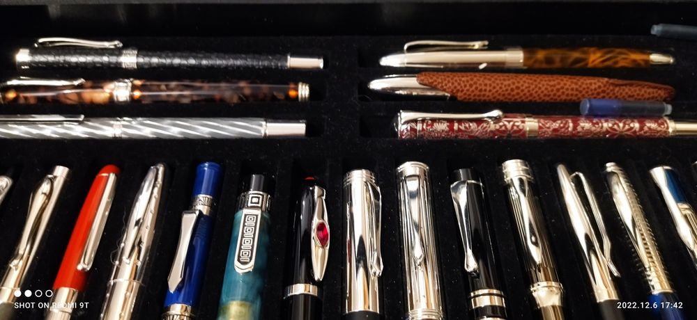 Canetas coleção Banho Prata