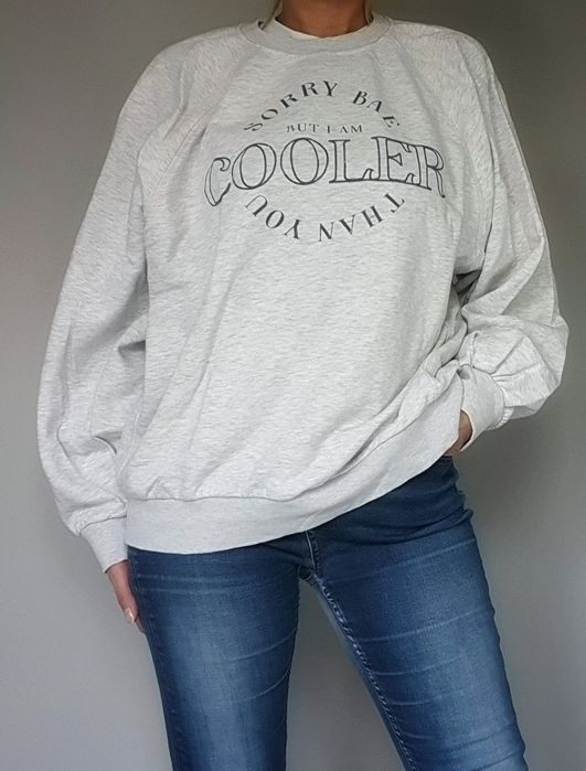 Bluza Bershka – szara, rozmiar M