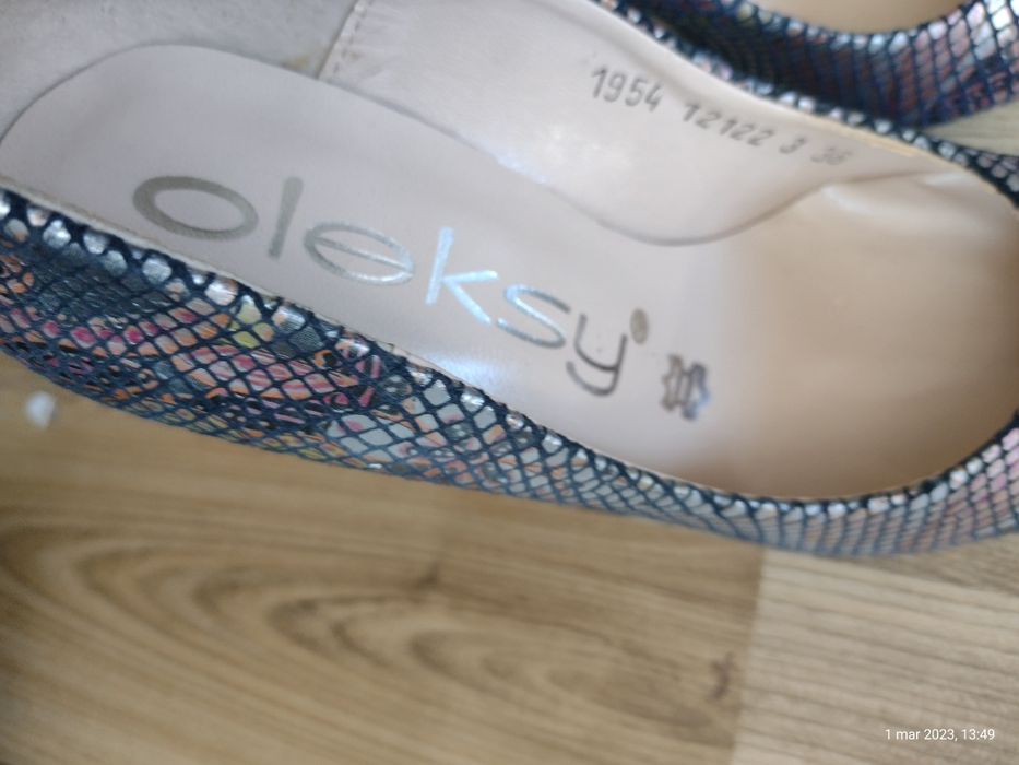 Nowe czółenka damskie Oleksy r.36