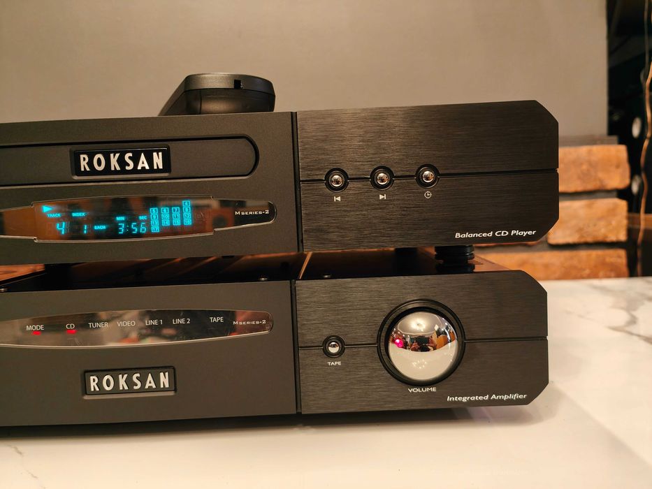 ROKSAN CASPIAN M2 Wzmacniacz + Cd ! Pilot instrukcje ! ENGLAND