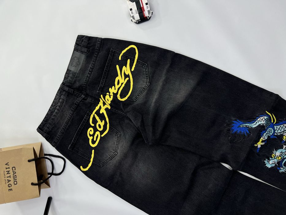 Штани ED HARDY JEANS rap джинси pants baggy y2k sk8