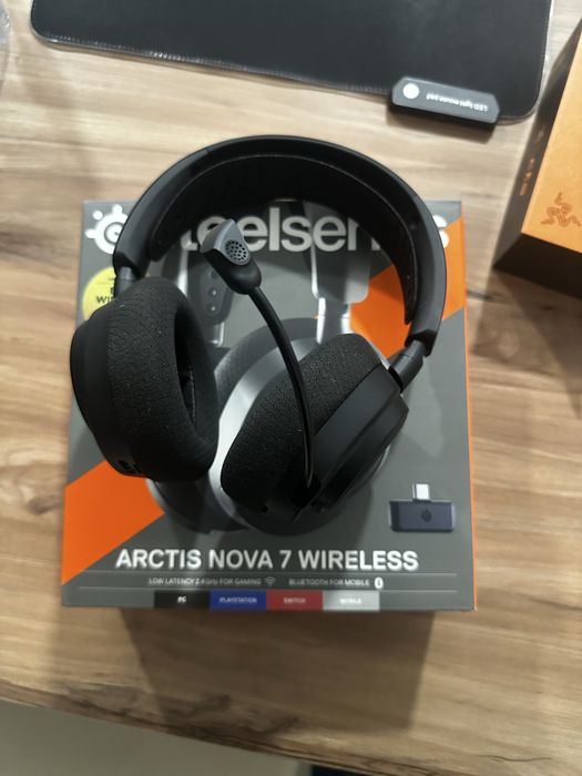 Headset SteelSeries Arctis Nova 7 Wireles 3 anos de garantia