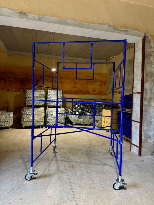 Rusztowanie Warszawskie komplet jezdny wysokość robocza 5m 10szt ram