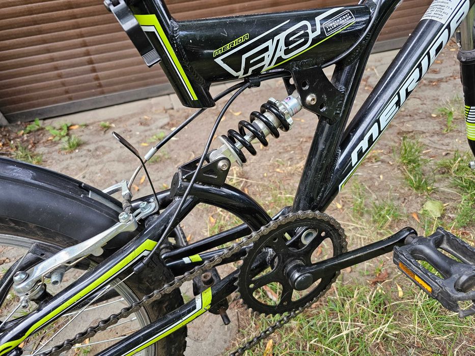 Merida F/S Team 20" rower dziecięcy z amortyzatorami przód i tył, 6 biegów Shimano