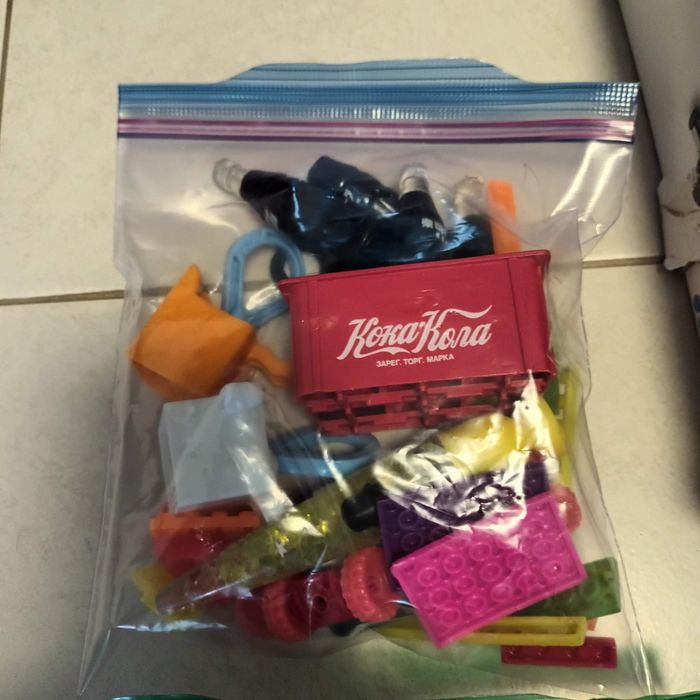 Conjunto de vários brinquedos