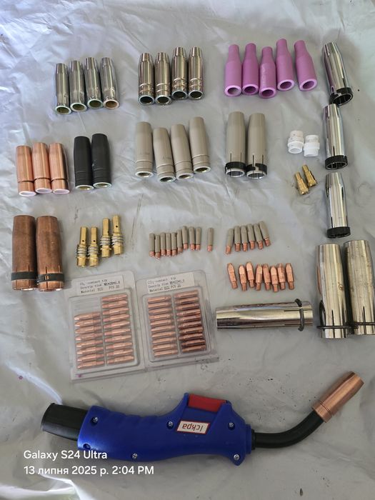 Пальник Зварювальні Рукава евро штиреві та с клапаном mig со2 и tig ar