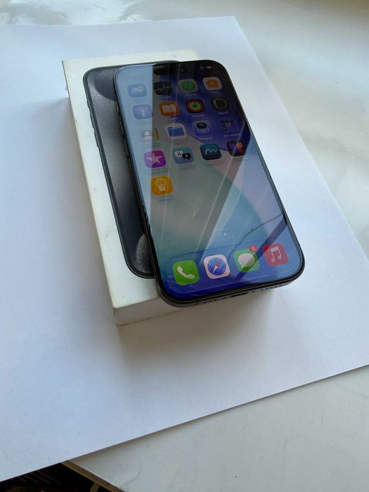 iPhone 15 Pro, Black Titanium, 128 GB