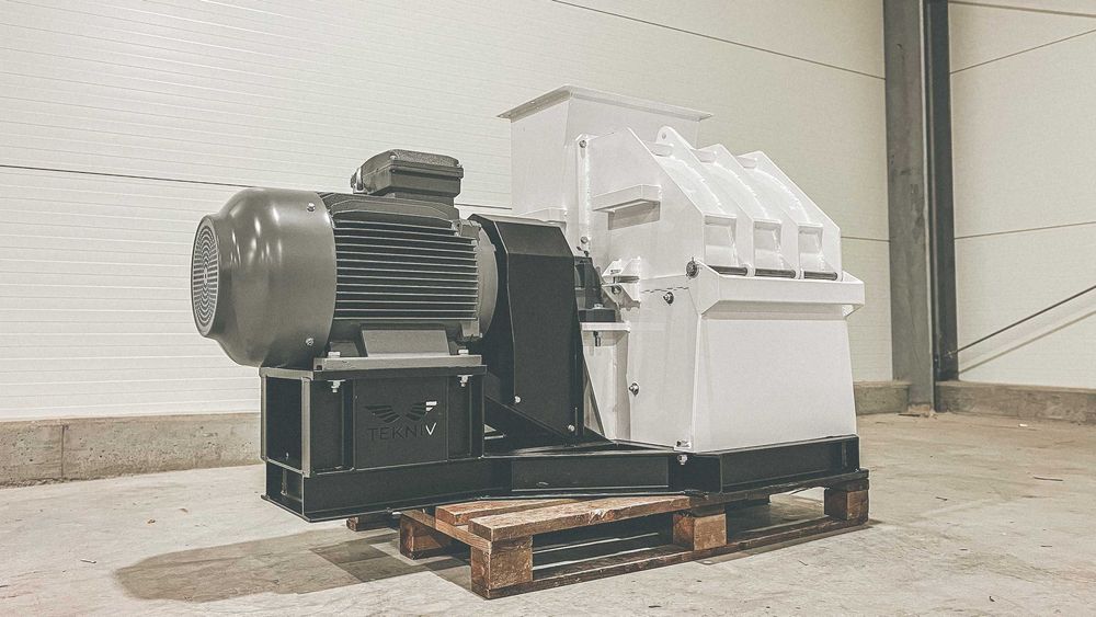 HM45 - Młyn bijakowy 37 45 55 kW - TEKNIV - Opadowy - Przemysłowy
