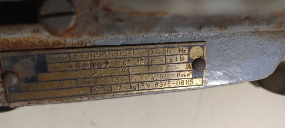 Silnik elektryczny 400v 0,6 kw
