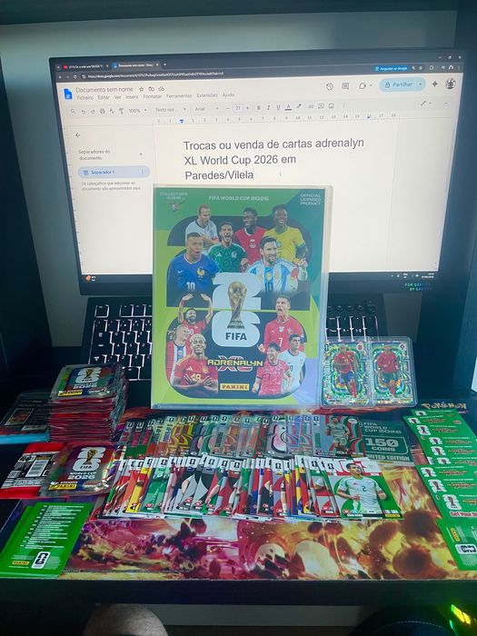 Troca e Venda de Cartas Adrenalyn XL World Cup 2026 + Pacotes Swiss Edition
