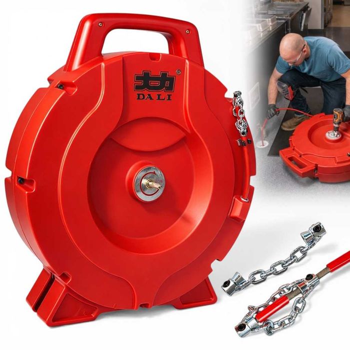 Машина для прочищення каналізації Dali D506 під дриль (15,3м,32–50 мм)