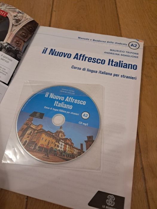 Il Nuovo Affresco Italiano A2 język włoski podręcznik i płyta CD liceum technikum