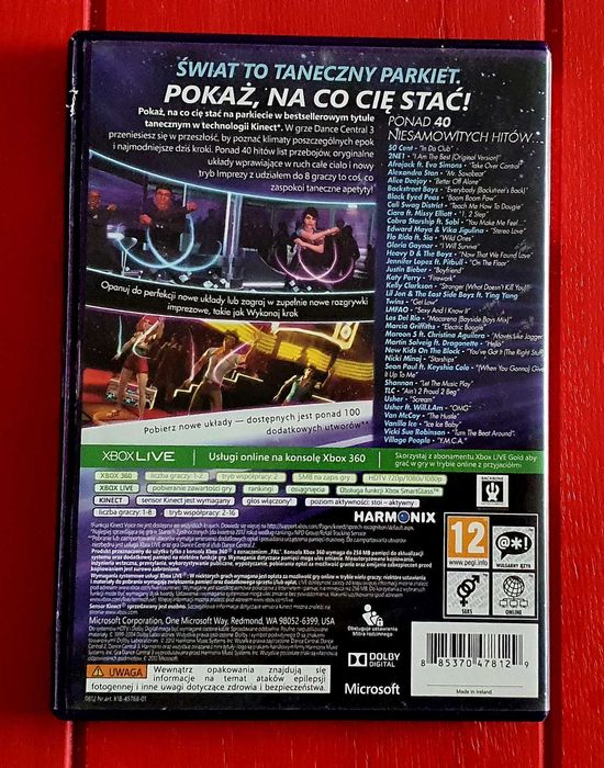 Gra xbox 360 Dance Central 3