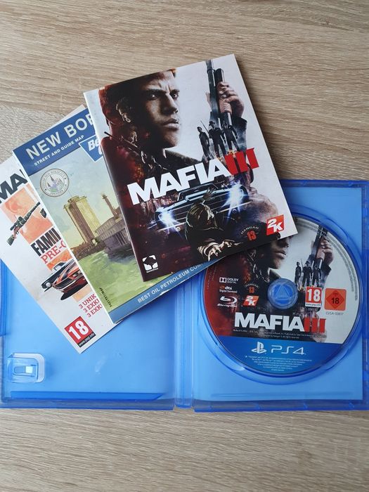 Mafia 3, PS4 ///Napisy PL, kompletna z mapą/// super stan!!