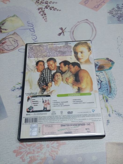 DVD do filme "Eram todos bons rapazes"