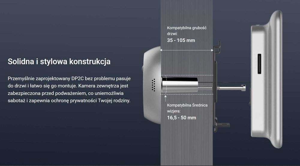 Ezviz DP2 Wizjer WiFi