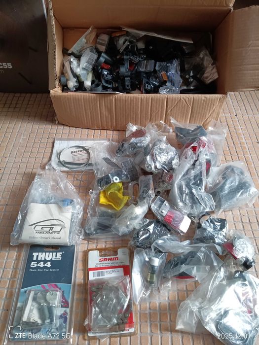 Acessórios bicicleta - material novo