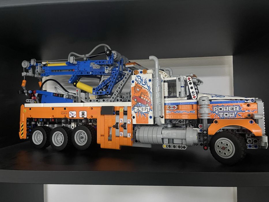 Conjunto Lego Reboque para Trabalhos Pesados 42128