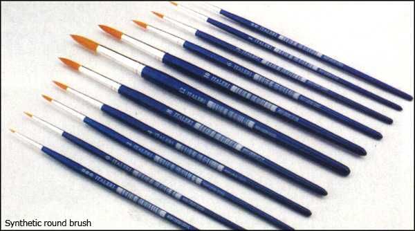 ITALERI (Włochy) Pędzelek stożek nylon 51213 syntetyk -10- MODELARSTWO