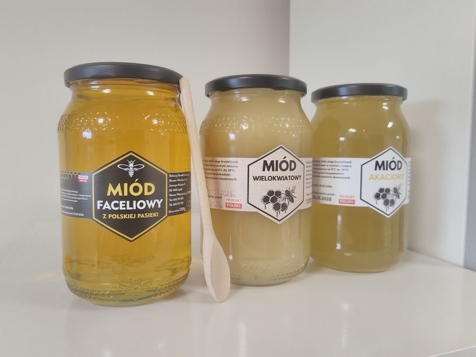 Zestaw Miodów z Własnej pasieki 1200g