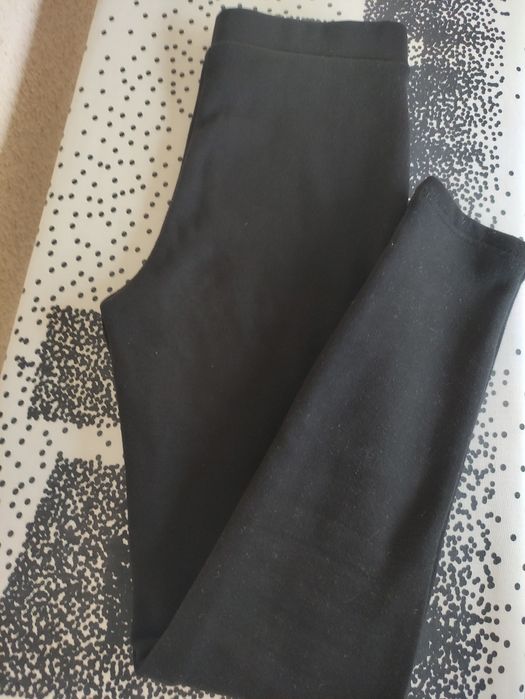 Лосины черные теплые