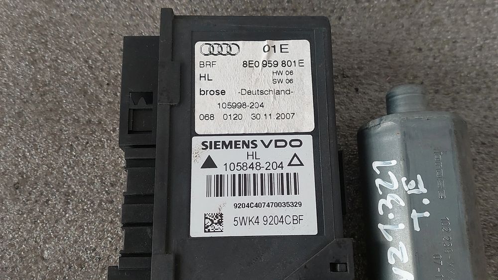 Motor vidro trás esquerdo AUDI A4 Avant (8ED, B7)